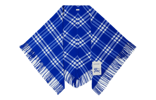 Burberry Wool Shawls Blue