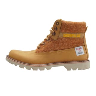 HarrisTweed x CAT Colorado Crew Outdoor Yellow