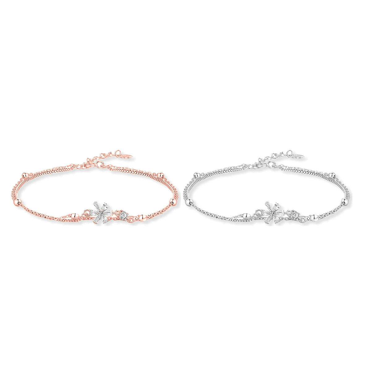 Cherry Blossom Bracelet Two-Piece Set+Box