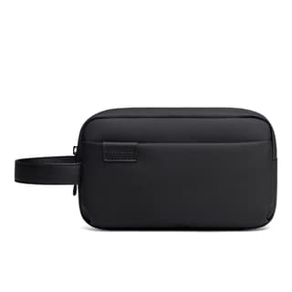 ARCTIC HUNTER Woven Surface Zip Closure Clutch Box Bag Cell Phone Pouch Clutch Regular Black/Gray