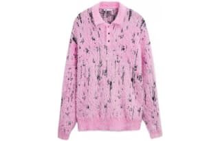 ZARA Furs Pink Polo Collar Moderate