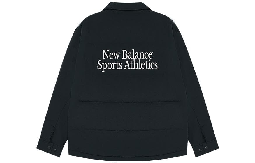 New Balance Down Jackets Lapel Moderate Straight Fit