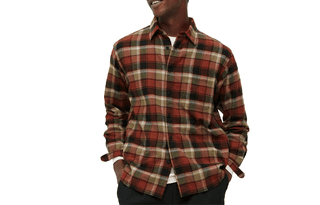 UNIQLO Shirt Dark Orange