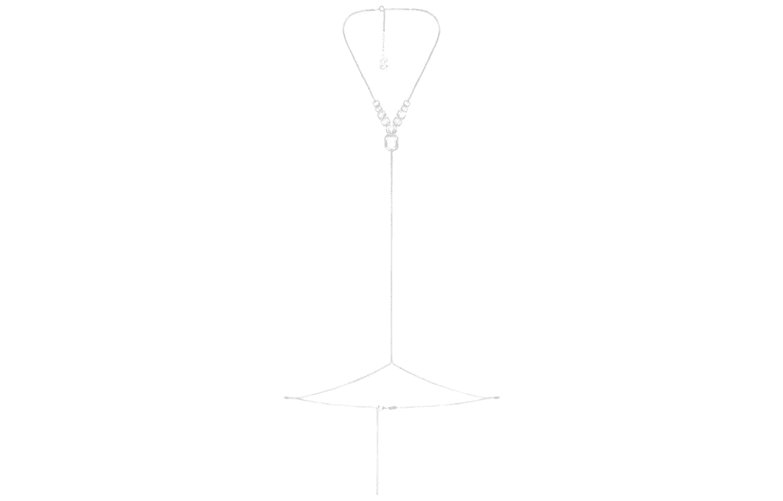 Swarovski Skims Stainless Steel Body Chains Silver Silver