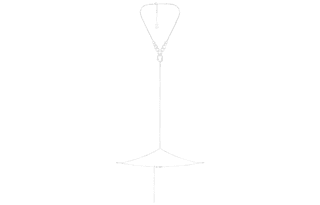 Swarovski Skims Stainless Steel Body Chains Silver