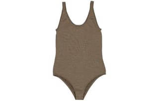 Burberry Bodysuits Brown Crew Neck