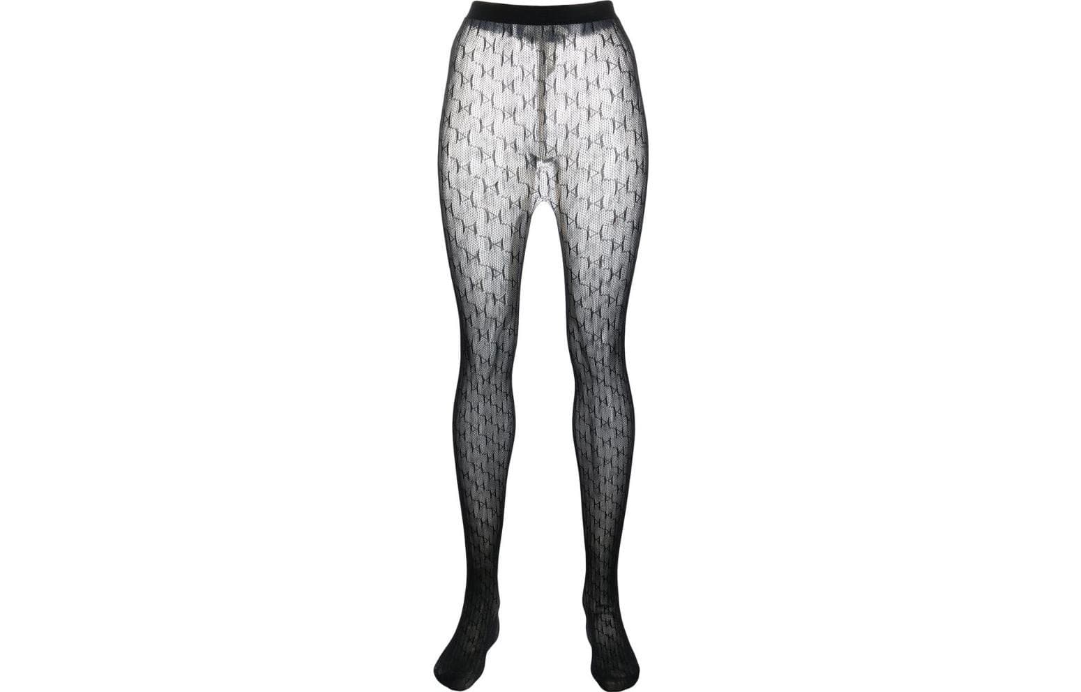 Karl Lagerfeld K Monogram Semi sheer Tights Black