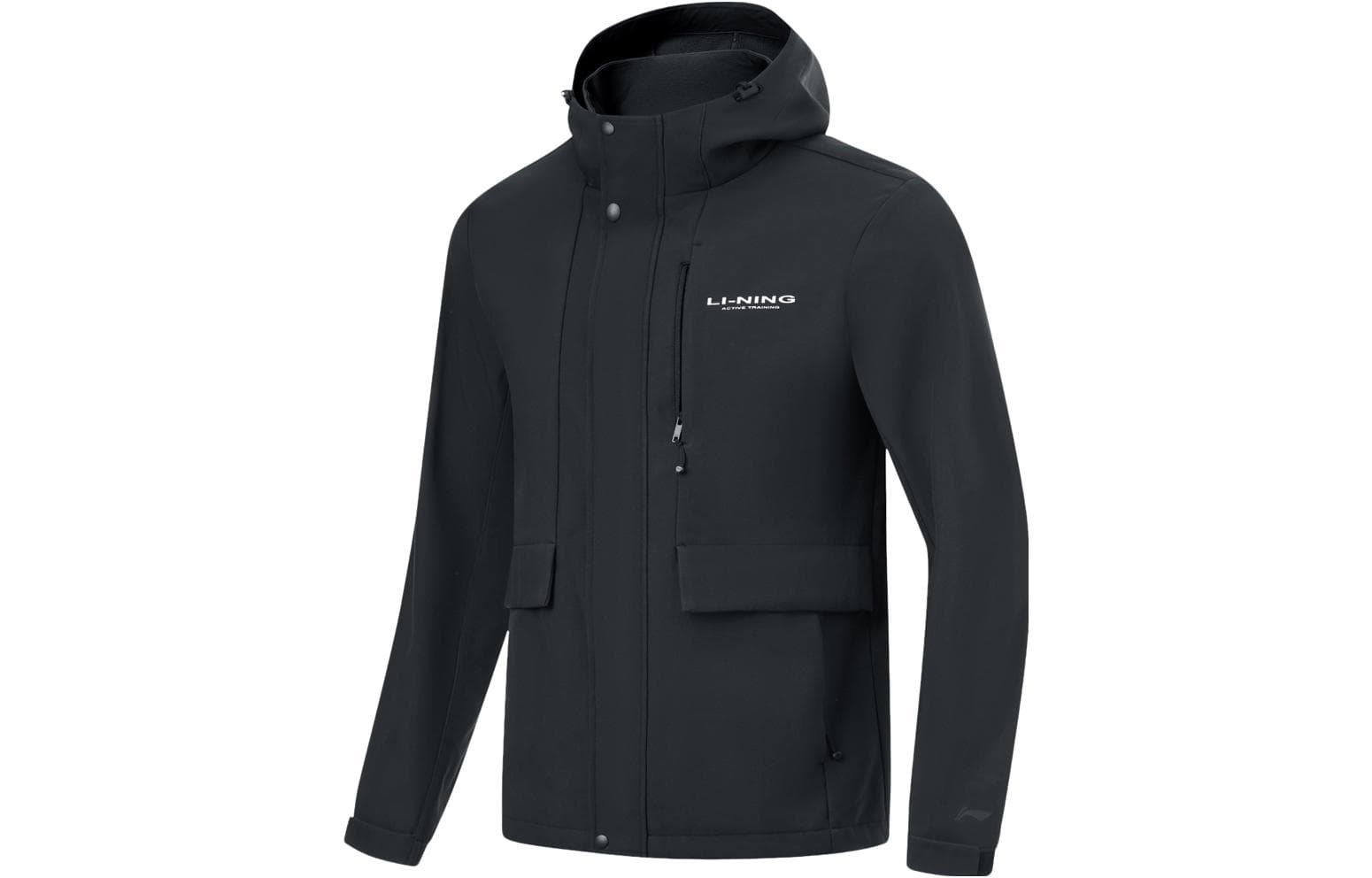 Li Ning Lotus Leaf Fitness Collection Trench Coat Black