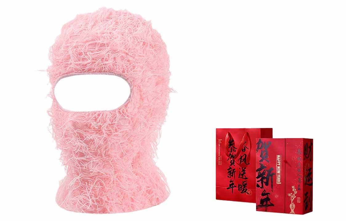 Pink Face Masks with Headband+New Year Box Set