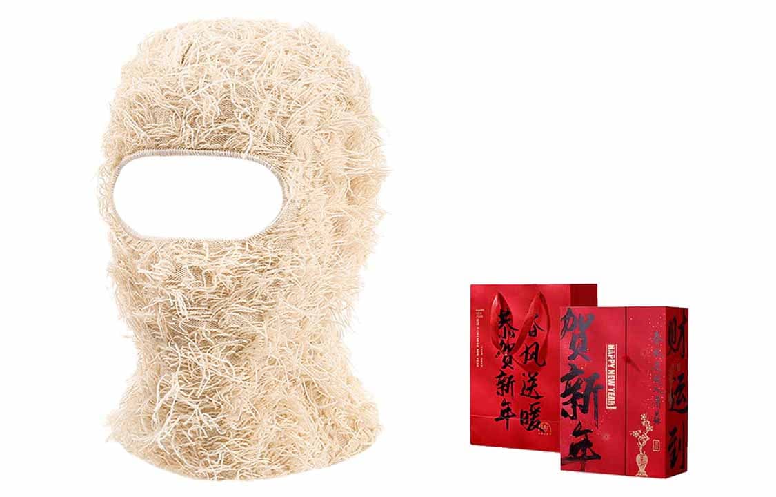 Ecru Strange Mask Hoodie+New Year Box Set