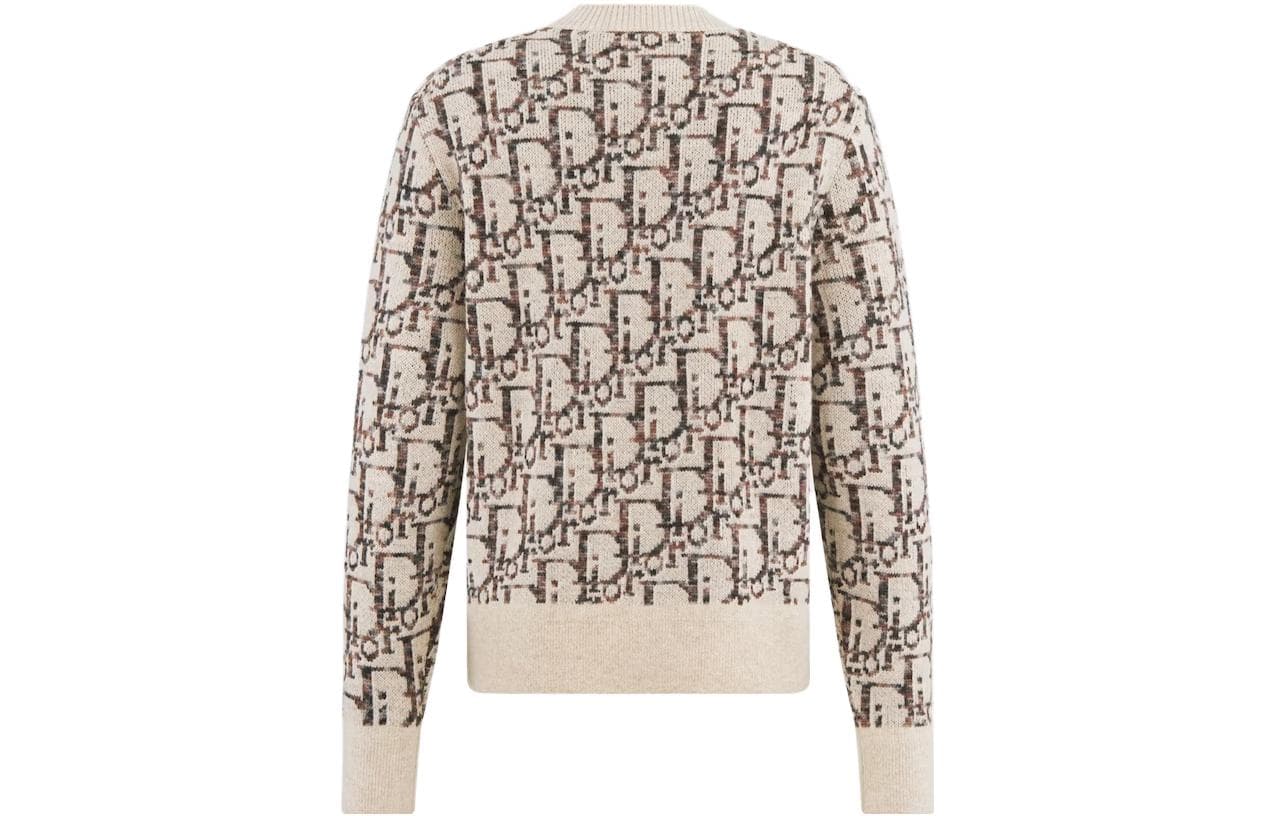 DIOR Monogrammed Intarsia Sweater