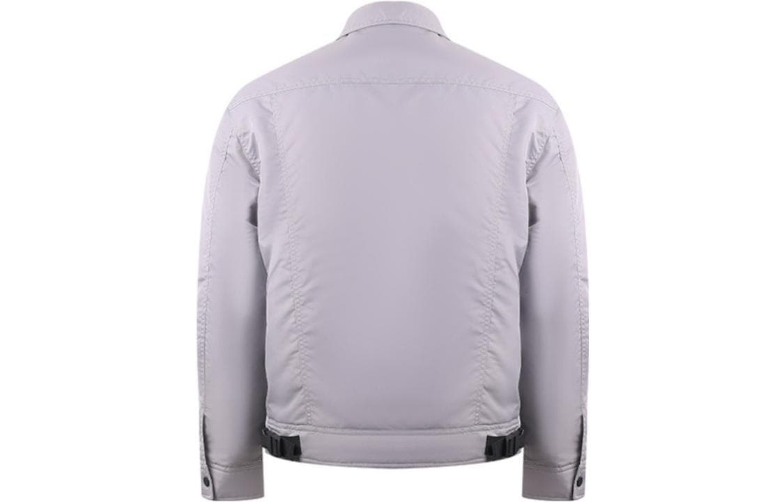 Lee Puffer Jacket Silver Gray
