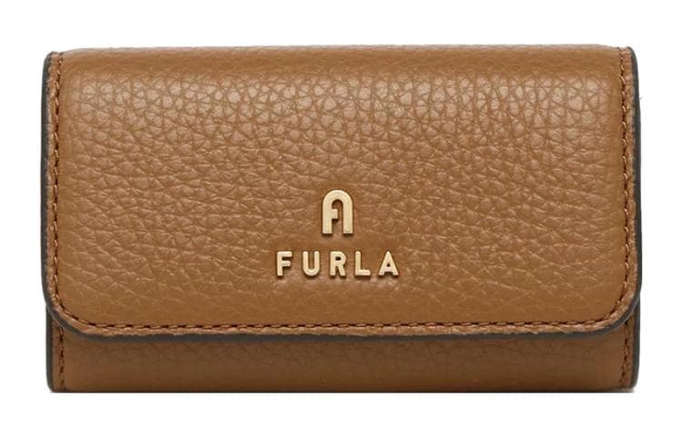 Furla Key Pouch Camellia Brown Basic Set (Bag+Dust Bag)