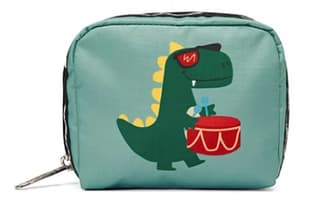 Skechers LeSportsac Collaboration Zip Closure Fabric Clutch Small T339 Flower Little Dinosaur