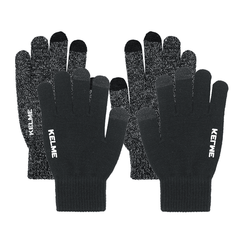 KELME Polyester, Elastane Black Gray Black Gray, 1 Pack Each