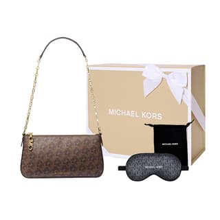 MICHAEL KORS Artificial Baguette Bag Handbag, Shoulder Bag Medium Dark Brown