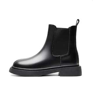 BANGQIAO Microfiber Short Chelsea 3.5cm Black