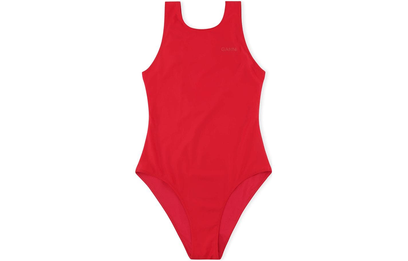 GANNI Bodysuits Red Other
