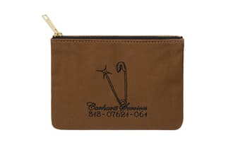Carhartt WIP Canvas Coin Purse, Clutch Brown