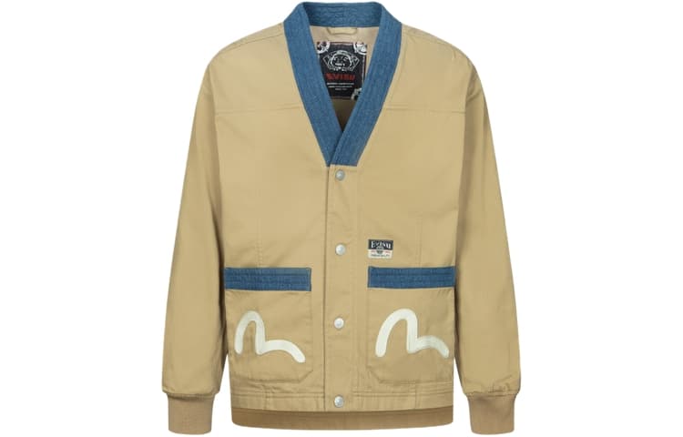 EVISU Jackets Apricot Vneck Moderate Other