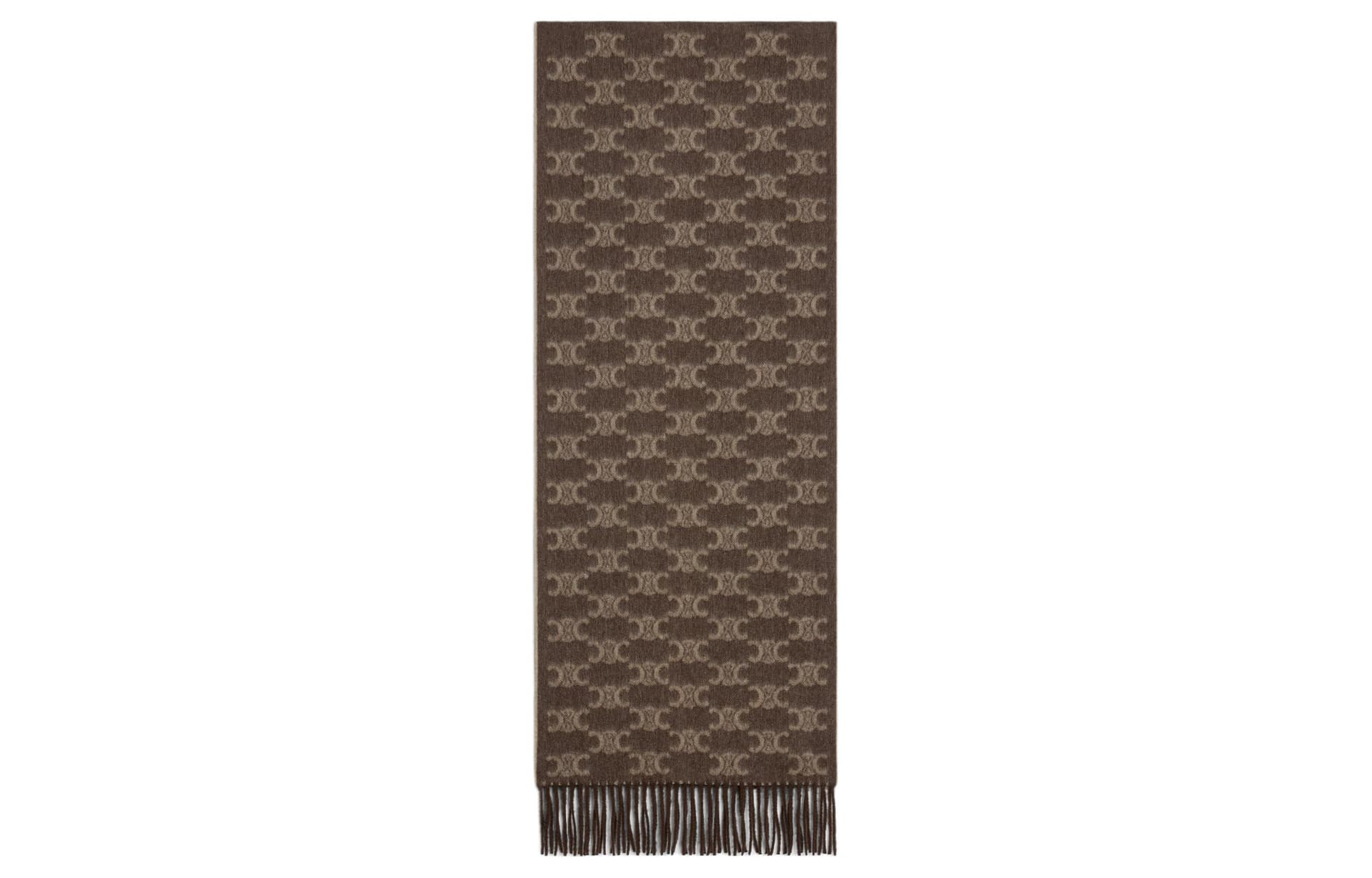 CELINE Scarf In Monogram Cashmere