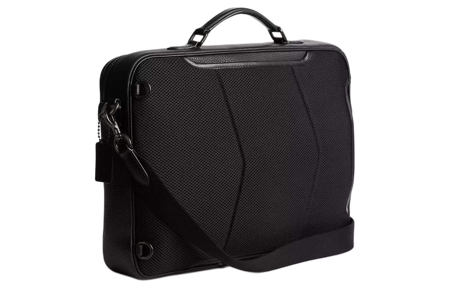 COACH Gotham Pebble Refined Calfskin Backpack, Shoulder Bag, Crossbody Bag, Handbag, Briefcase Large