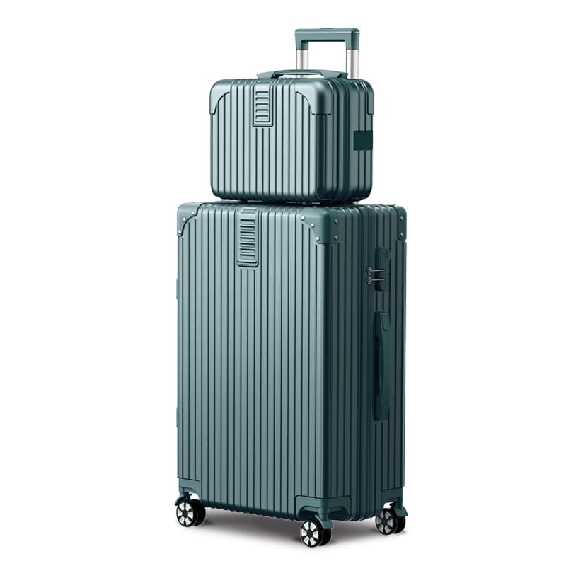 Lixiangzhuyi ABS+PC Travel Luggage 20 Inch, 24 Inch, 26 Inch, 22 Inch, 28 Inch Ink Bamboo Green