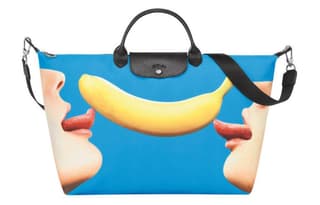 LONGCHAMP Polyester Handbag Travel Bag Multicolor
