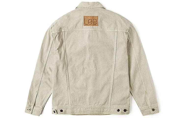 Lee Jackets Light Asphalt Gray Lapel Moderate Straight Fit