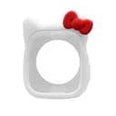 White RedCute Butterfly Clasp Silicone Case