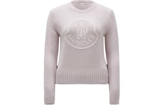 Moncler Logo embroidered Crew neck Jumper