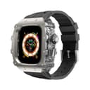 Transparent Frame+Original Black Strap with SilverTone Buckle