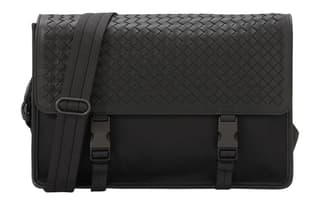 Bottega Veneta Nylon Crossbody Black