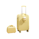 LemonCombo Luggage Setwith Cup Holder