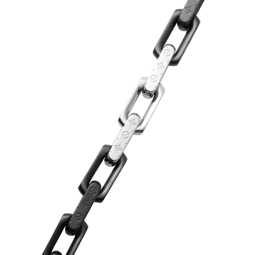 Ouis Vuitton 00687 Onogram Chain Bracelet