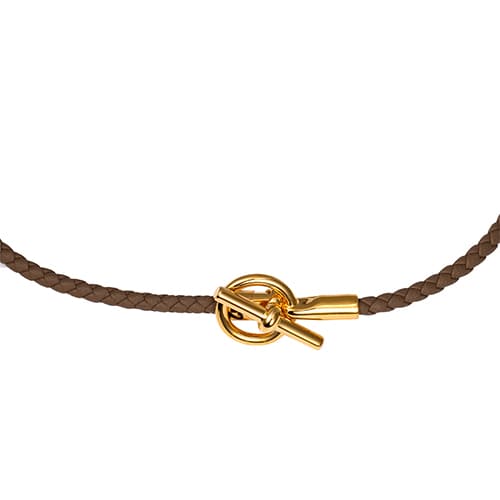 HERMES Glenan Wristbands Elephant Gray