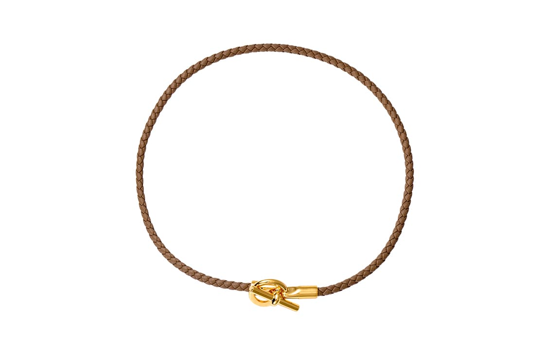HERMES Glenan Wristbands Elephant Gray Elephant Gray