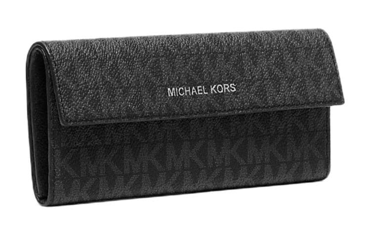 MICHAEL KORS Coated Canvas, Polyester, Polyurethane Eyeglass Pouch Large Black