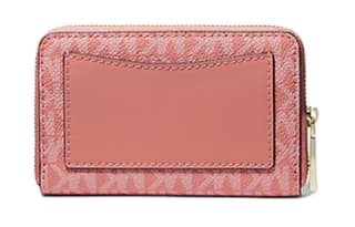 MICHAEL KORS Coated Canvas Wallet Small Sunset Rose