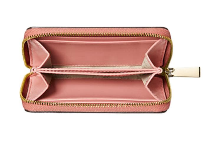MICHAEL KORS Coated Canvas Wallet Small Sunset Rose