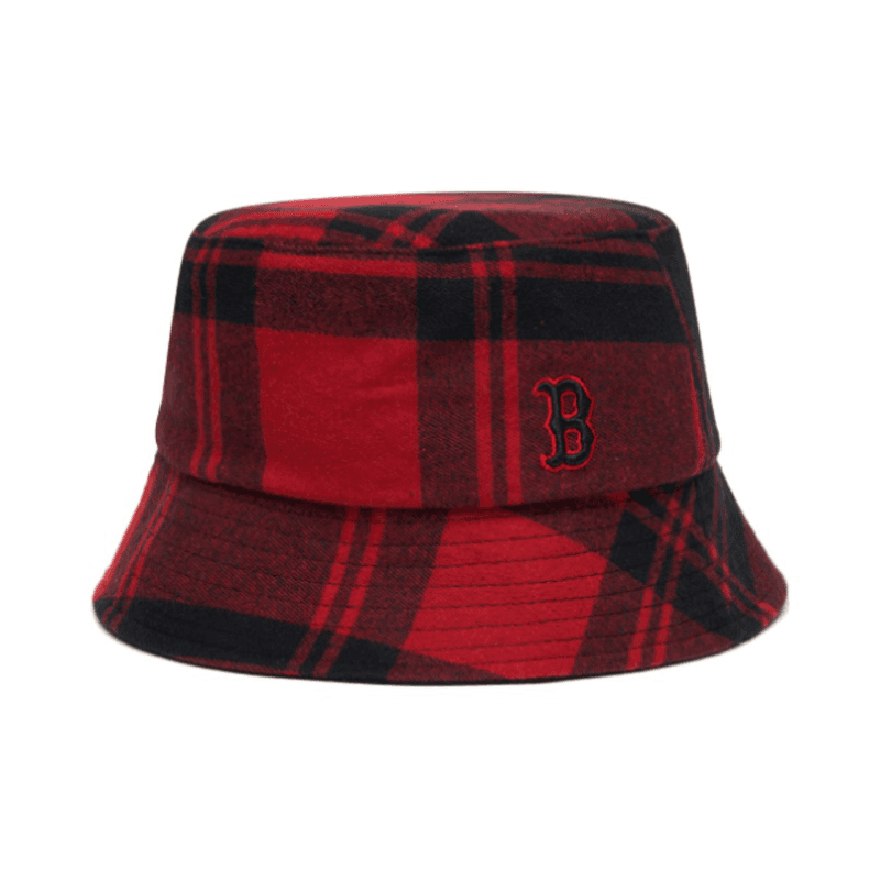 MLB Cotton Bucket Hats Red Red