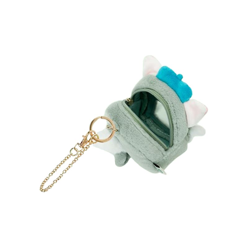 Disney Polyester Transparent Coin Purse Key Ring Green