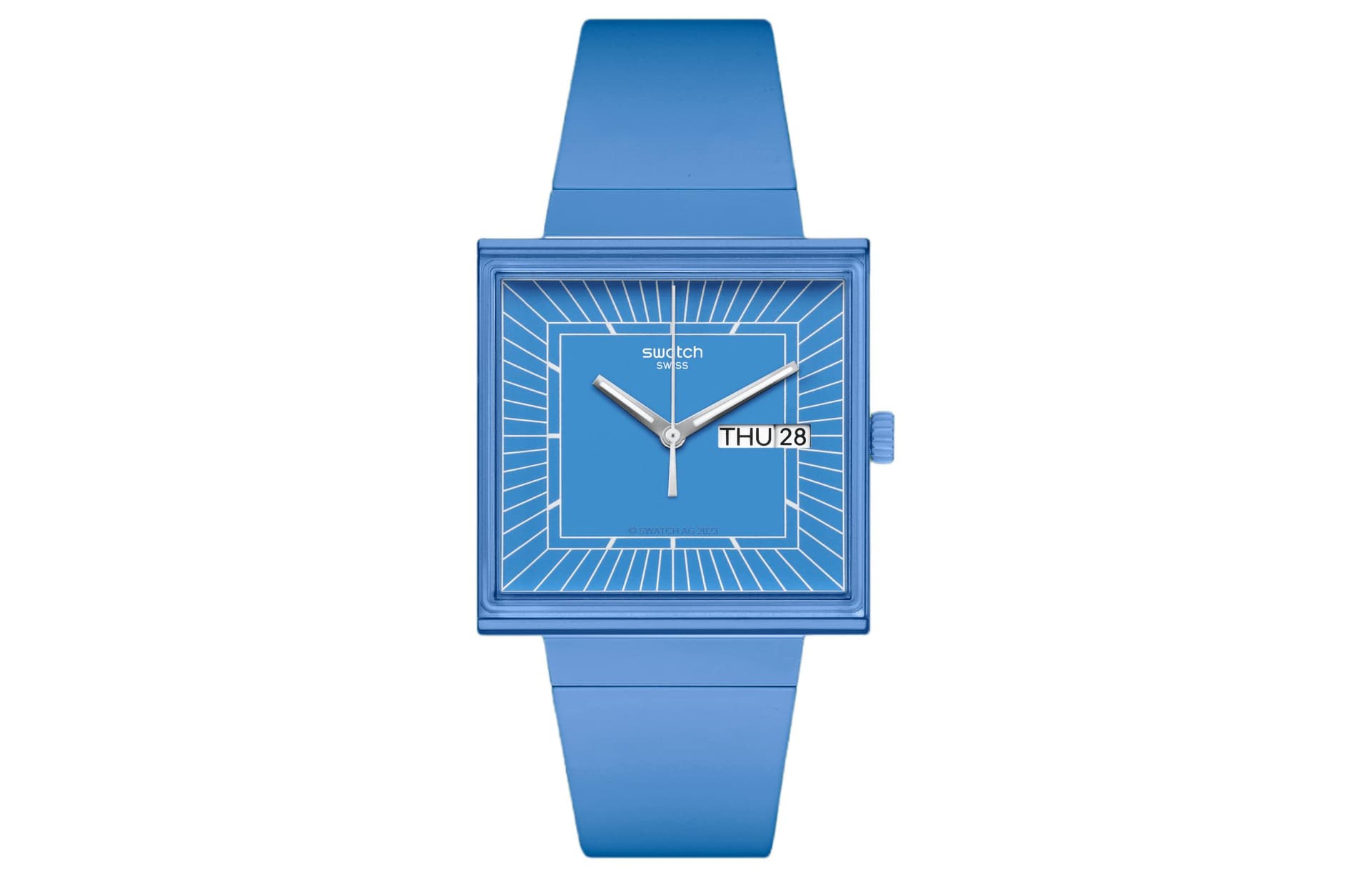 SWATCH Blue Watch SO34S700 Blue Dial