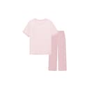 [ShortSleeved TShirt and Pants]Cool Peach PinkWomen's