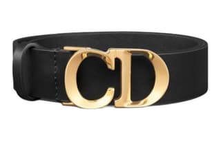 DIOR Calfskin, Metal Black Width 2CM