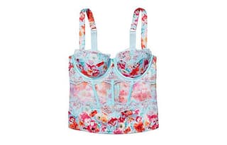 Victoria's Secret Shapewear Blue Floral Print