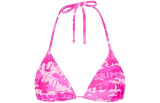 SKIMS SIGNATURE SWIM TRIANGLE Bikini PINK SKIMS CAMO/Pink Camouflage