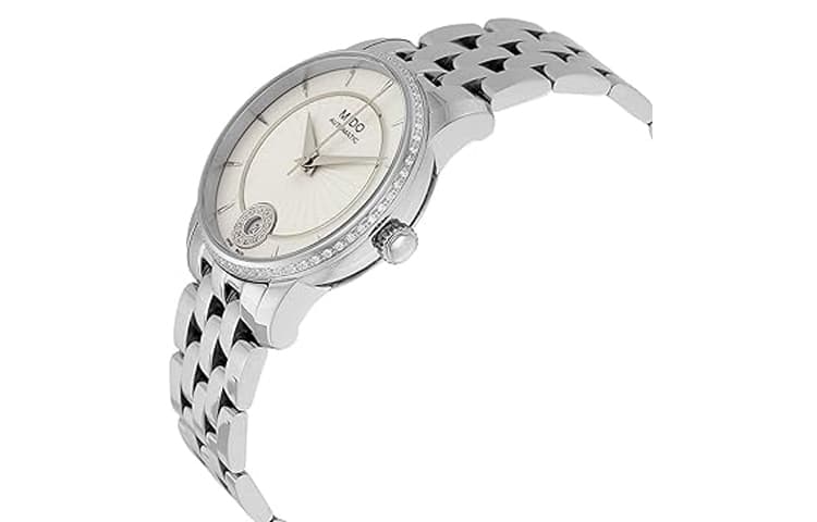 MIDO Baroncelli Automatic Mechanical Movement Watch 33mm Silver Dial Stainless Steel Case