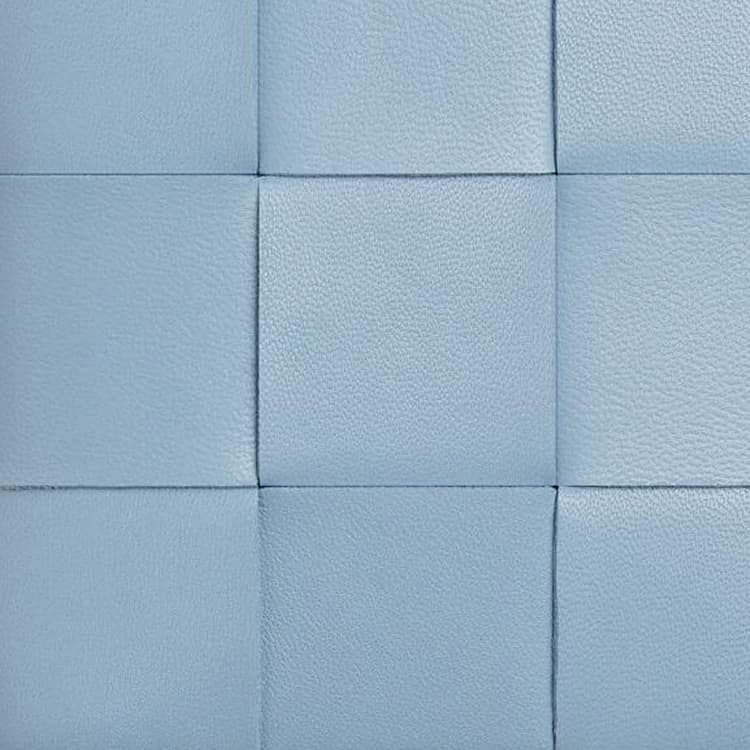 Bottega Veneta Sheepskin Passport Holder Ice Blue