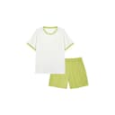 [ShortSleeved Shorts]Cream WhiteWomen's